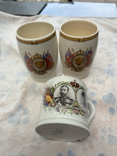 King george memorabilia - v, mugs