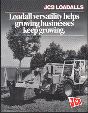 JCB "LOADALLS" Brochure Leaflet