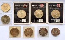 Lot 9 WWF Natwest World Savers Coins Royal Mint 1989 1992 Elephant Rhino Jaguar