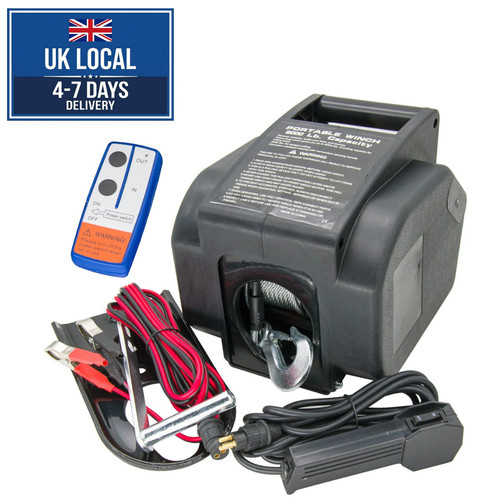 12v electric winch 2000lbs - electric,