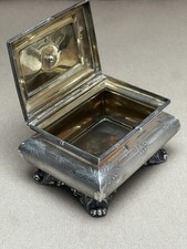 Antique Russian 84 .875 Solid Silver | Large Sugar Etrog Box | Warsaw 1879 625g