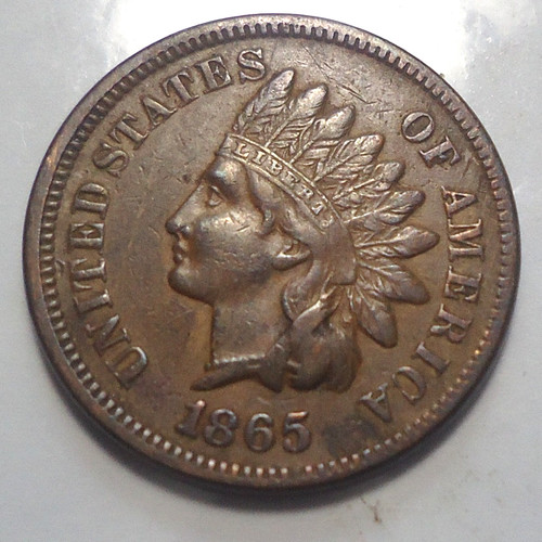1865 plain extremely - plain, fine+