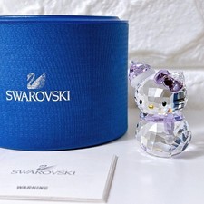 Swarovski Hello Kitty Snowman Figurine Crystal 2013 Limited Edition Rare w/ Box