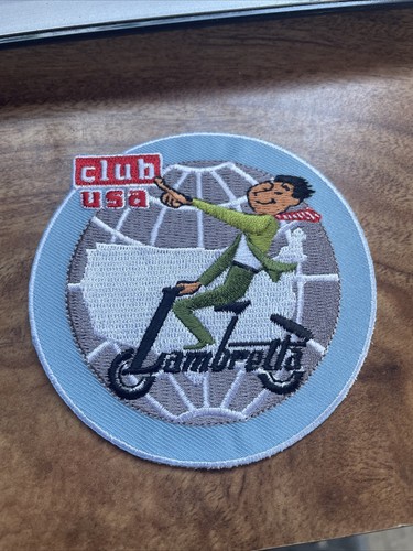 Lambretta scooter club patch - club,