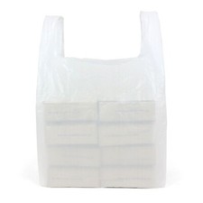 Vest Style Carrier Carry Reusable Plastic Assorted Bags for Supermarkets