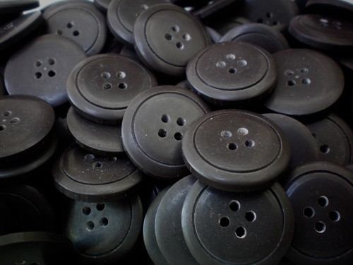 Buttons large 25mm 40l dark - buttons,