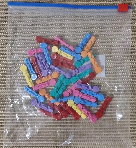 Microlet coloured lancets - coloured,