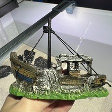 Fish tank ornament ship wreck