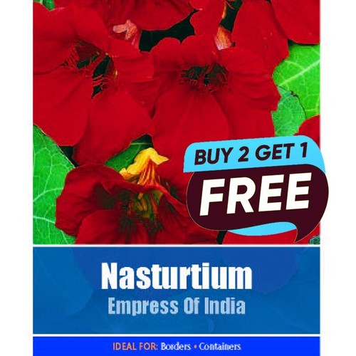Nasturtium empress india - of,