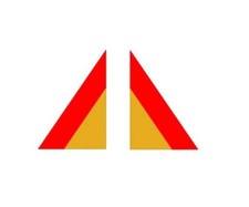 CAT Excavator Stripe Decal RH