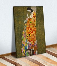 CANVAS WALL ART PRINT ARTWORK PICTURE FRAMED POSTER Love Gustav Klimt Hope 2