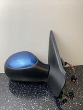 PEUGEOT 206CC 2005 Drivers Side ELECTRIC DOOR MIRROR Blue