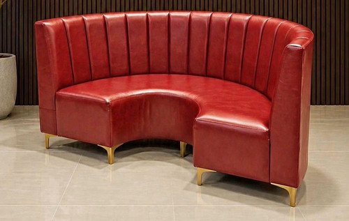 Upholstered channel back - back,