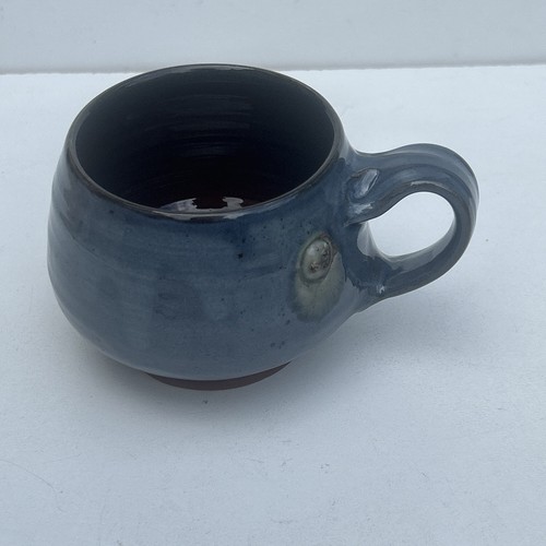 Rustic handmade blue ceramic - rustic,