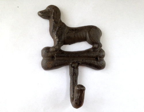 Vintage style cast iron dog - cast,