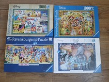 Ravensburger 1000 Piece Jigsaw Puzzle Bundle Job Lot X 4 DISNEY