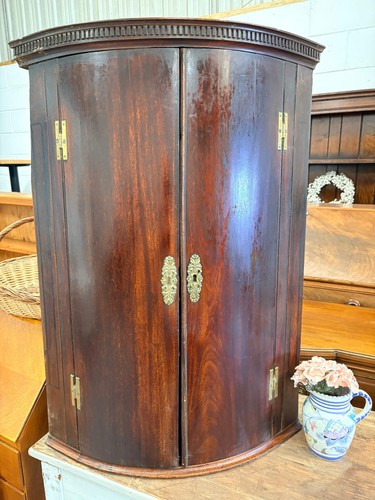 Antique georgian mahogany bow - georgian,