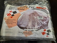 Bike It Heavy Duty PVC Motorcycle Raincover Cover Storage Bag RCOL Large BC5706