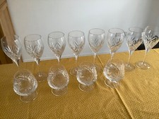 Webb Corbett crystal wine and