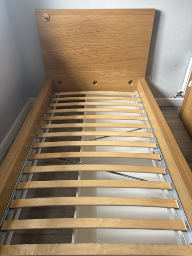 Ikea malm single - ikea, oak