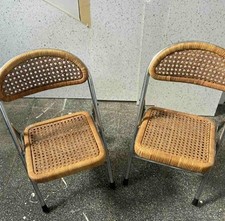 2 childs rattan n chrome
