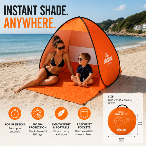 Pop beach tent uv50 - beach, uv50+