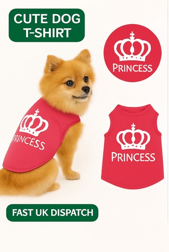 Pink princess dog - dog, vest