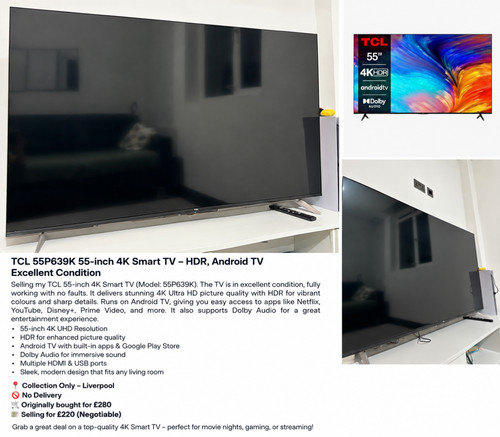 Tcl 55p639k inch - tcl, 55-inch