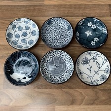 Swuut Japanese Style Ceramic Pinch Bowls  Dipping Bowls Set Side / Sauces / Dips