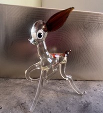 Vintage Hand Blown Glass Deer