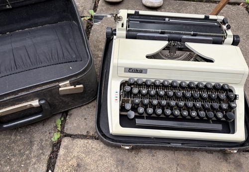 Erika portable typewriter - erika,