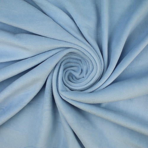 Sky blue soft velvet - soft,