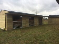 Large Field Shelter 12' x 36' Mobile field shelter Horse Shelters Apex Roof 