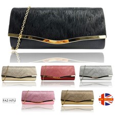 New Evening Clutch Bag Wedding Bridal Prom Handbag Shoulder Crossbody Glitter