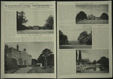 Watlington Park Oxfordshire Hon Lionel Brett 1959 8 Page Photo Article