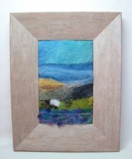 NEEDLE FELTED PICTURE  - SHEEP