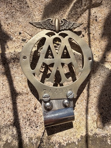 Vintage brass automobile - brass,