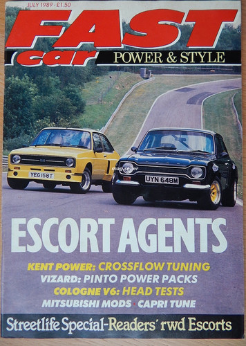 Fast car july 1989 escort - fast,