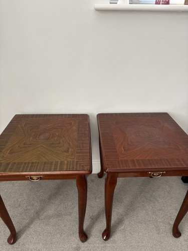 Vintage pair rosewood - pair, queen