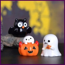 Halloween Micro Landscape Miniature Figurines Resin Craft Mini Fairy Garden
