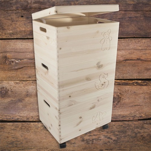 Large wooden stacking toy - large,