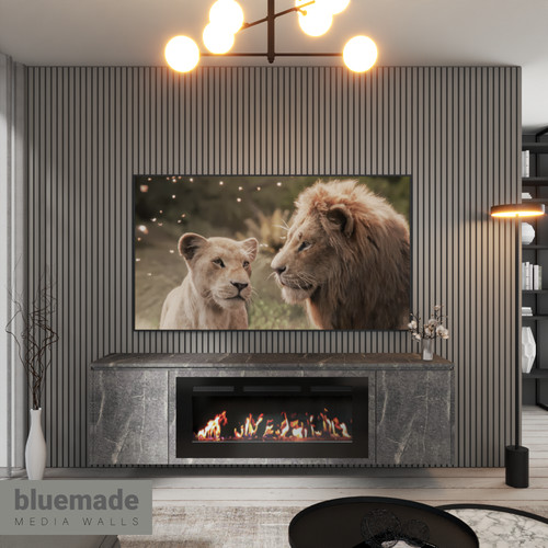 1900mm media wall furniture - 1900mm,