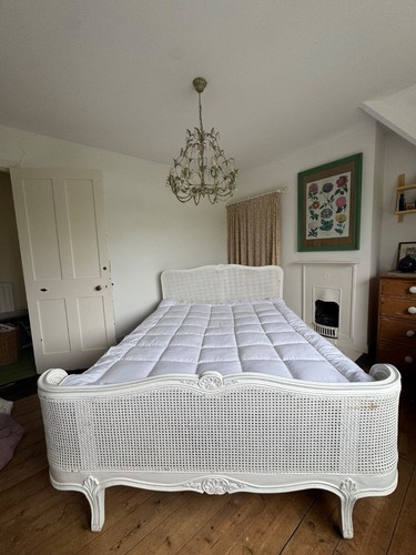 French style rattan king - style, bed
