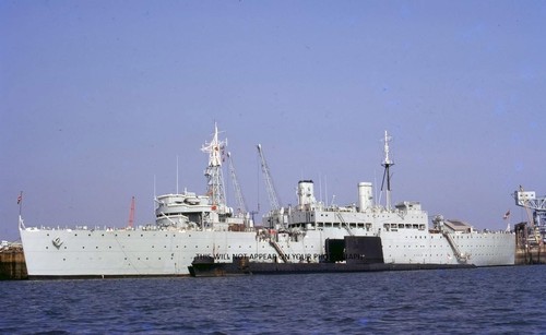 Royal navy submarine depot - submarine,