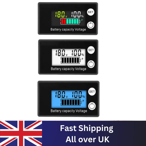 12v battery capacity status - battery,