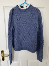 NEXT  Washed Blue Frill Collar
