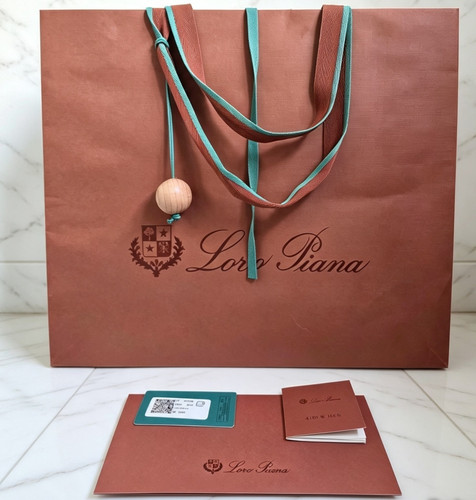 Loro piana brown paper gift - loro,