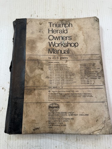 Triumph herald 1959 - triumph, 1959-1968