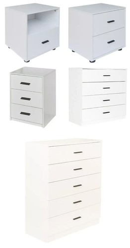 5 chest of drawers - of,