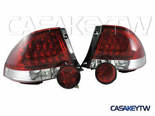 LED RED CLEAR Tail Lights+Rear